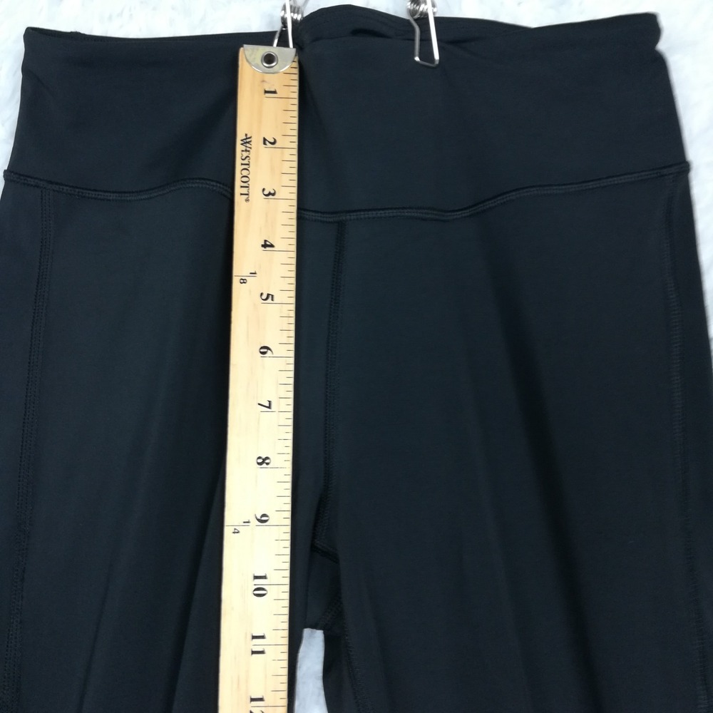 Victoria Sport Womens Pants Legging Tight Black Zipper Ankle Pull On M - Picture 3 of 11
